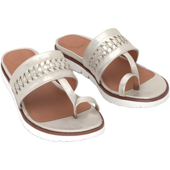 Gentle Souls by Kenneth Cole Women's Lavern Lite Thong Braid Sandal Size 5.5 - Picture 1 of 5